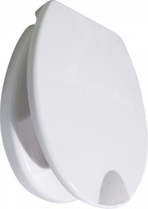 TrendLine WC-Sitz Komfort Plus Duroplast,  5 cm Sitzerhöhung, Absenkautomatik