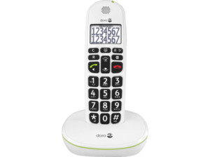 DORO PhoneEasy® 110 Schnurloses Telefon in weiß (Mobilteile: )