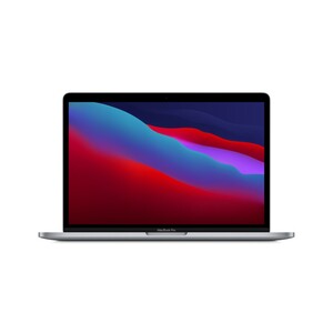 Apple MacBook Pro space grau (2020, 13 Zoll, TouchBar -ID, 2 Thunderbolt, M1, 8 GB RAM, 256 GB SSD, 8 Core GPU, MYD82D/A)