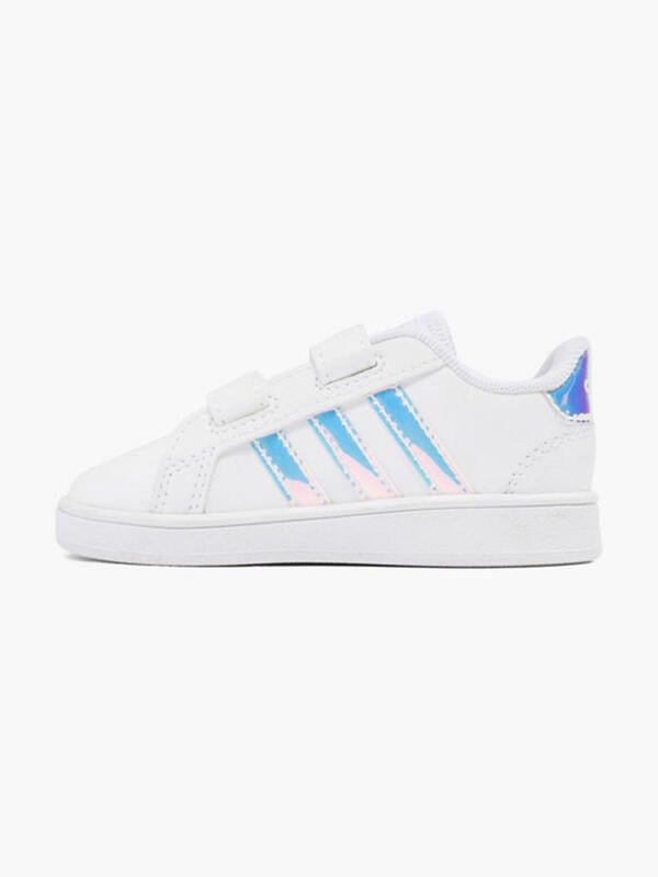 adidas grand court shiny holographic