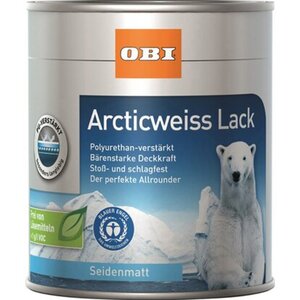 OBI Arctic Weißlack seidenmatt 375 ml