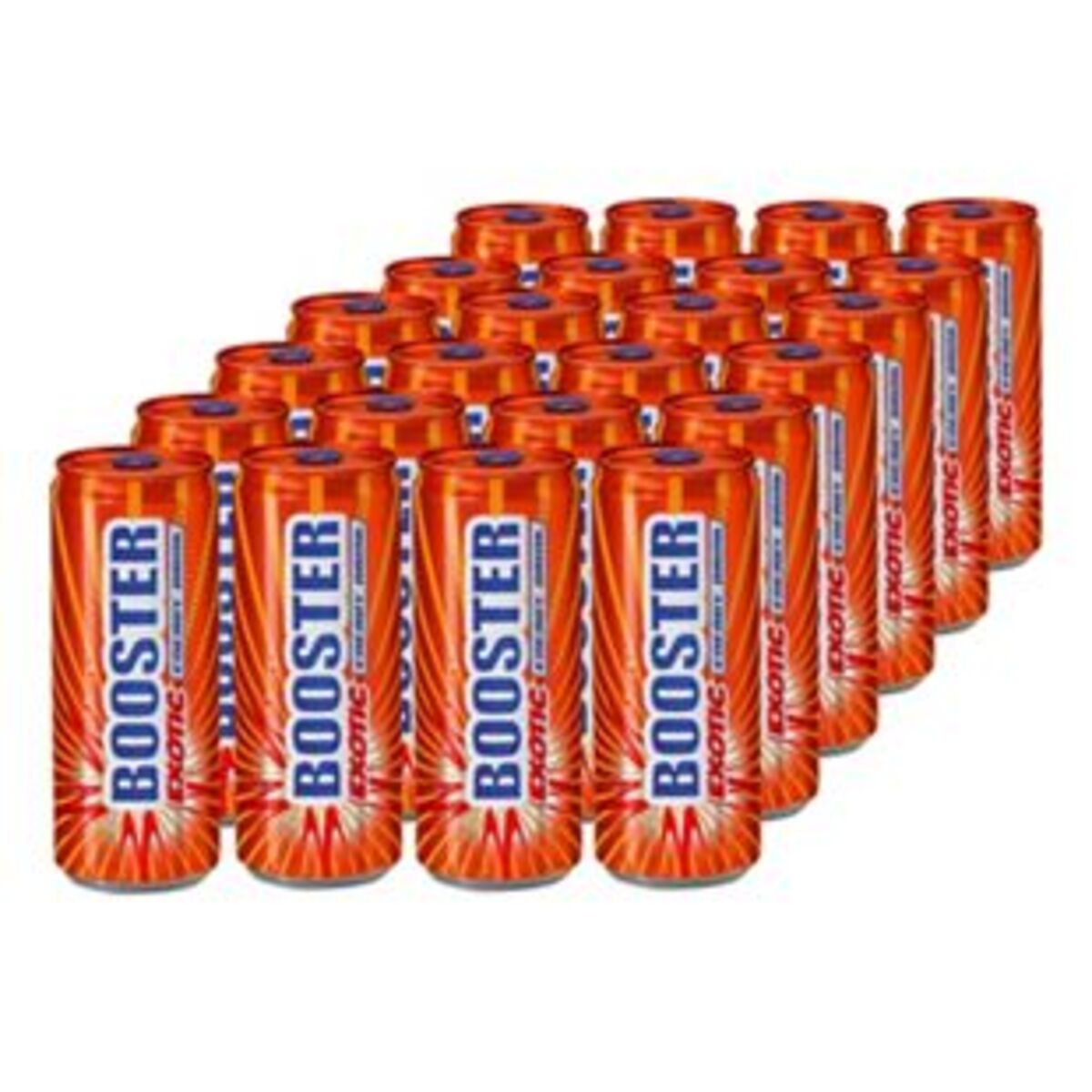 Booster Energy Drink Exotic 0,33 Liter Dose, 24er Pack von Netto Marken