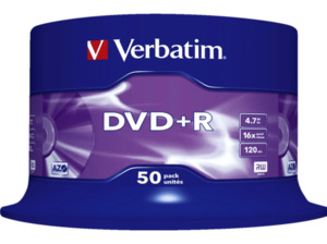 VERBATIM 43550 Datalife Plus DVD+R 4,7 16X Rohling