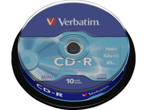 VERBATIM 43437 Extra Protection / Schutz SC CD-R 52X Rohling