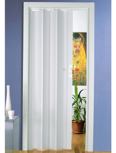 Falttür »Luciana«, Dekor: Weiß, Lamellenfenster: 2, Höhe: 202 cm