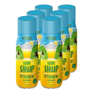 Stardrink Soda Sirup Zitrone 0,5 Liter, 6er Pack