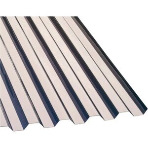 PVC-Trapezplatte 0,8 mm 70/18 Bronze 2500 mm x 1090 mm