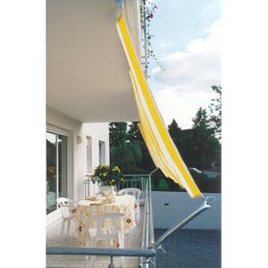 Floracord Balkonverkleidung Bausatz II Gelb-Weiß 270 cm x 140 cm