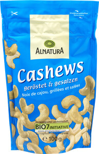 Alnatura Bio Cashews geröstet & gesalzen 100G