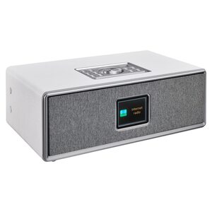 MEDION P85700 All-in-One Audio-System, 7,1 cm (2,8'') TFT-Display, Homestyle Wandhalterung, Internet- & DAB+, Bluetooth®, Nachtlichtfunktion und USB-Anschluss, 2 x 10 W RMS Ausgangsleistung
