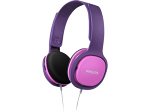 PHILIPS SHK 2000 Kopfhoerer für Kinder pink lila - On-Ear-Kopfhörer