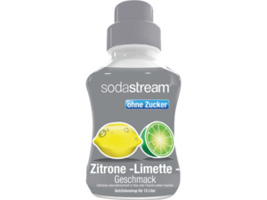SODASTREAM Getraenkesirup Zitrone-Limette ohne Zucker, 500 ml - Wassersprudler