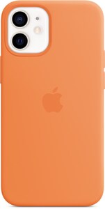 Silikon Case mit MagSafe für iPhone 12 mini kumquat