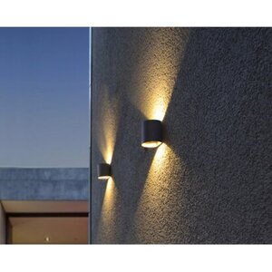 LUTEC LED-Außenwandleuchte Dodd 9,5 cm x 11 cm x 11 cm EEK: A-A++