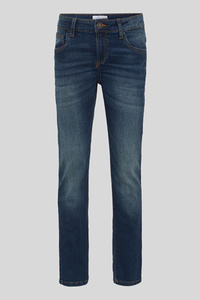 C&A Straight Jeans-Bio-Baumwolle, Blau, Größe: 128