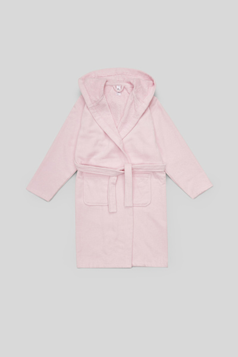 bademantel damen rosa baumwolle