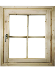 Fenster für Gartenhäuser »28 mm«, BxLxH: 79,5 x 69 x 6 cm, Holz