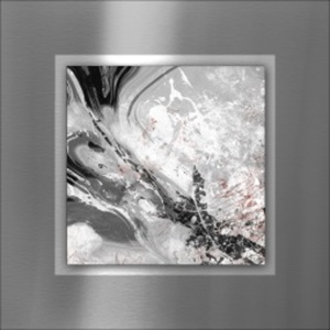 PRO ART Alu-Art Bild BLACK & WHITE MIX 50 x 50 cm grau/weiß