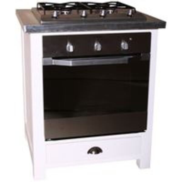 Landhaus Küchenmodul Backofen - Zinkplatte lackiert von Moebro.de für