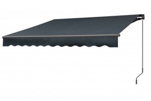 TrendLine Gelenkarm-Markise Black, Breite: 300 cm, Ausfall: 250 cm