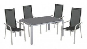 TrendLine Möbelset New York 1 Tisch + 4 Stühle