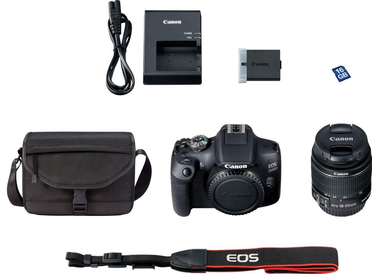 Bild 2 von Canon »EOS 2000D EF-S 18-55 IS II Value Up Kit« Spiegelreflexkamera (EF-S 18-55 IS II, 24,1 MP, NFC, WLAN (Wi-Fi)