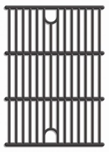 Tepro Universal Guss-Grillrost-Set 2 Stück, schwarz, Guss, Grillfläche: 2 x ca. 29,1 x 40,8 cm