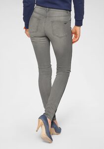 Arizona Skinny-fit-Jeans »Seitennaht mit kontrastfarbenem Streifen« Mid Waist