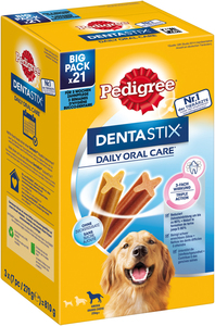 Zahnpflege Dentastix Daily Oral Care Multipack Grosse Hunde 21 Stück + GRATIS Selfie-STIX*