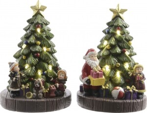 Kaemingk LED Weihnachtsbaum Szene 10 x 8,5 x 15,5 cm, warmweiß