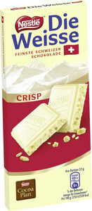 Nestle Die Weisse Crisp Schokolade 100 g
