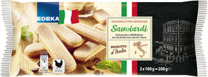 EDEKA Savoiardi Italienisches Löffelbiskuit 2x 100 g