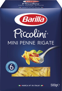 Barilla Nudeln Piccolini Mini Penne Rigate 500G