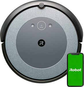 iRobot Saugroboter Roomba® i3 (i3152) WLAN-fähiger Saugroboter mit zwei Gummibürsten für alle Böden, ideal für Haustiere, individuelle Reinigungsvorschläge, Kompatibilität mit Sprachassistent