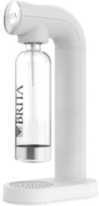 Brita Trinkwassersprudler SodaOne weiß inkl. CO2 Zylinder, 1x 1 Liter PET Flasche