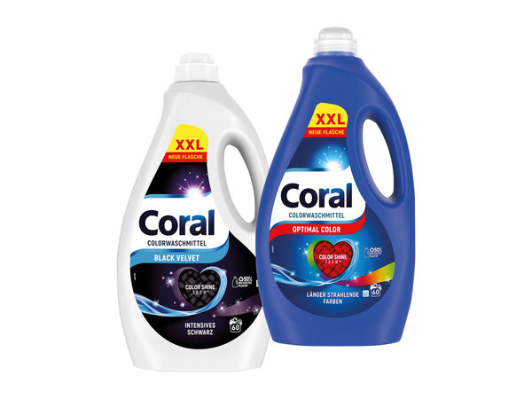Coral Flüssigwaschmittel Color XXL 60 Wäschen von Lidl ansehen!