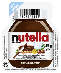 Ferrero Nutella Nuss-Nougat Creme 6x15G