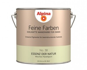 Alpina Feine Farben No. 38 Essenz der Natur 2,5L weiches pastellgrün, edelmatt