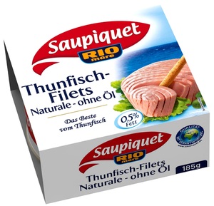 Saupiquet Thunfischfilets Naturale ohne Öl 185 g