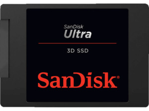 SANDISK Ultra® 3D Festplatte, 2 TB SSD SATA 6 Gbps, 2,5 Zoll, intern