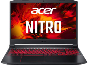 ACER Nitro 5 (AN515-55-547K), Notebook mit 15,6 Zoll Display, Intel® Core™ i5 Prozessor, 8 GB RAM, 512 SSD, GeForce RTX 3050, Schwarz / Rot