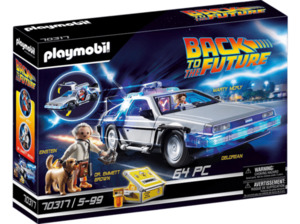 PLAYMOBIL 70317 Back to the Future DeLorean Spielset, Mehrfarbig