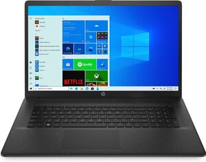 HP 17-cn0622ng schwarz Notebook (Celeron N4020, 8 GB RAM, 256GB SSD, Intel UHD-Grafik,17,3 Zoll HD+ (matt), Windows 10 Home)