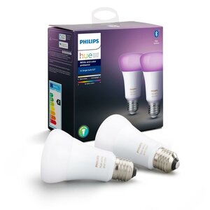 Philips Hue White & Color Ambiance Doppelpack E27 (App-Steuerung, Bluetooth)
