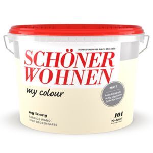 Schöner Wohnen Farbe Dispersionsfarbe my colour 'my ivory' matt 10 l