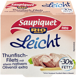 Saupiquet Thunfisch-Filets mit etwas nativem Olivenöl extra 120 g