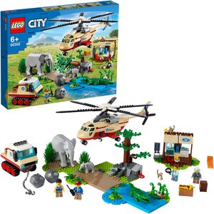 LEGO® Konstruktionsspielsteine »Tierrettungseinsatz (60302), LEGO® City«, (525 St)