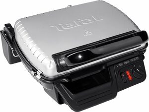 Tefal Kontaktgrill GC3050, 2000 W, Aufklappbar als Tischgrill/BBQ, Regelbarer Thermostat, Antihaftbeschichtet