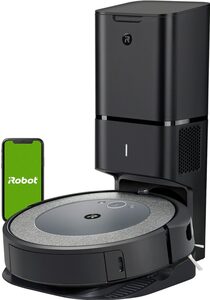 iRobot Saugroboter Roomba® i4+ (i4558) WLAN-fähig mit Kartierung und automatischer Absaugstation, ideal bei Haustieren