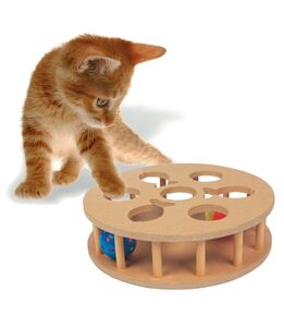 HEIM Tier-Intelligenzspielzeug »Cat IQ Trainingsspiel«, Holz, Kunststoff, ØxH: 23,5x6,7 cm